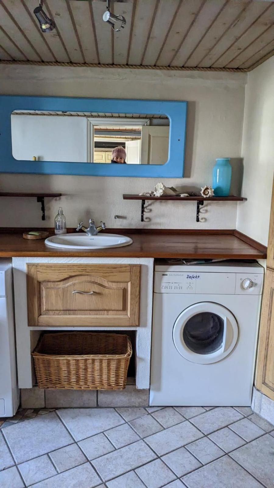 A Pousada Gemuetliches Reetdachhaus Mit Kaminofen Ribe Exterior foto